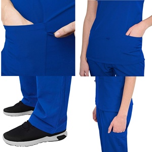 Tenues d'hôpital élégantes de qualité supérieure, ensembles de blouses médicales, nouveaux coloris de blouses pour femmes et hommes, vente en gros - Product Image 4