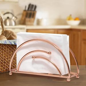 Round Shape Napkin <b>Holder</b> & <b>Tissue</b> Paper Towel Dispenser Dining Table Decor Accessory for <b>Kitchen</b> Restaurant Hotel or Office - Product Image 4