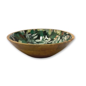 Precio al por Mayor, Tazones para Servir Ensaladas Hechos a Mano de Madera Natural, Tazón de Madera Pulida para Almacenar Frutas, Decoración de Mesa - Product Image 6