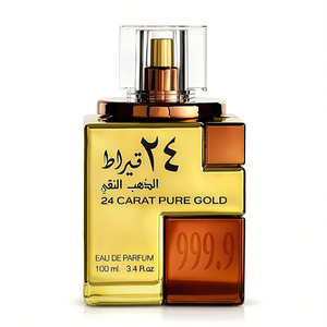 Perfume Unisex Eau de Parfum en Spray de 24 Quilates de Oro Puro, 100 ml, Aroma Amaderado de Larga Duración - Product Image 2