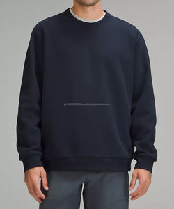 Sweat à capuche en molleton de coton personnalisé, couleur unie, sweat brodé, poignets côtelés, tissu chaud et durable pour l'hiver, vente en gros en vrac - Product Image 1