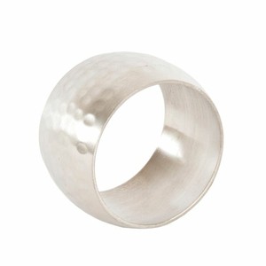 Anneaux de serviette martelés en or personnalisés Décoration de table décorative de luxe Forme unique Vente en gros - Product Image 2