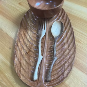 Cuchara de madera personalizada disponible para pedidos a granel con textura natural y material no tóxico - Product Image 1