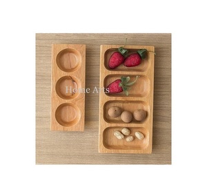 Juego de Platos para Servir de Madera de la Más Alta Calidad, 2 Piezas de Diferentes Tamaños y Formas, Plato para Servir Chocolates en India - Product Image 1