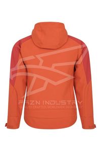 เสื้อโค้ทผ้าฟลีซหนาสำหรับผู้ชายแจ็คเก็ตบุผ้ามีฮู้ดเสื้อกันลมสำหรับผู้ชาย - Product Image 4