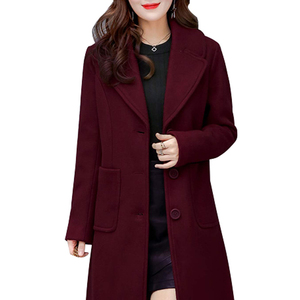 Respirant vêtements de travail vêtements d'extérieur décontracté Maxi longues femmes matelassé Long manteau hiver à manches longues col tournant ceinture chaud épais - Product Image 3