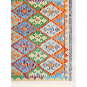 Alfombra Kilim de Maimana, Afganistán, 183 x 132 cm, Alfombras y Juegos de Alfombras - Product Image 6