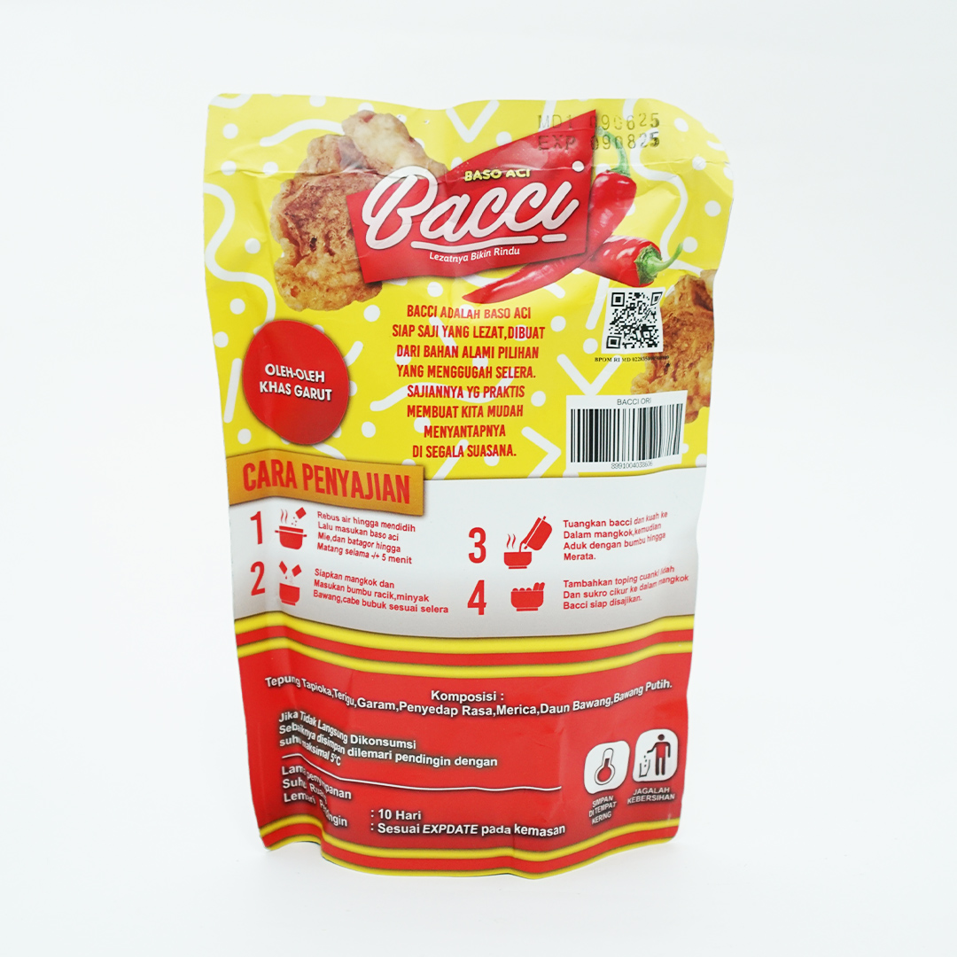 Indonesischer Original Bacci Baso Aci Salziger Tapioka-Fleischbällchen-Snack Tiefkühlbox aus Garut****^^^^ https://www.siboasi.com