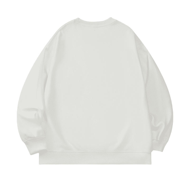 White-round neck