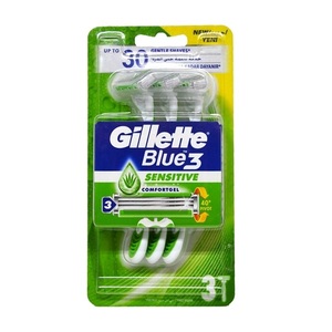 Para GILLETTE Blue 3 Sensible Razor Blister de 3 piezas - Product Image 2