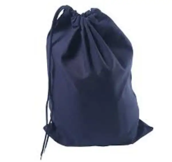 Pamuk kanvas seyahat İpli ayakkabı çantası ile özel Logo baskı toptan fiyat çanta güçlü Roped tuval pamuk iplik ayakkabı çantası
