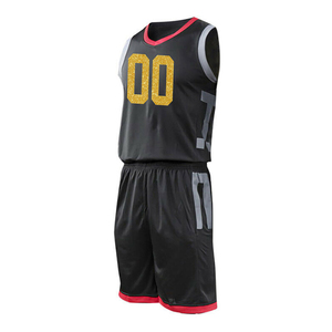 Uniforme de basket-ball respirant en gros pour hommes maillots d'équipe imprimés personnalisés Shorts 100% Polyester vêtements de sport confortables pas cher - Product Image 6