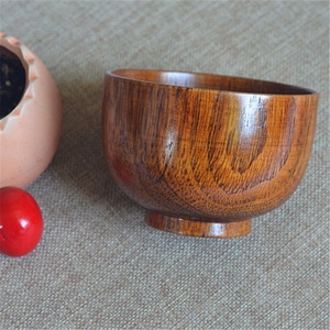 Juego de Vajilla de Madera de Acacia de 4 Piezas - Juego de Tazón, Cuchara y Tenedor de Madera Natural - Juego de Vajilla Ecológico para Ensalada y Sopa - Product Image 1