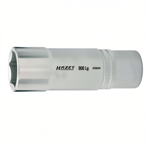 Hazet 1/2'' Long Square 6-Point <b>Socket</b> with Traction Profile and Knurling - Product Image 3