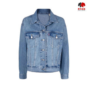 Ryan Pro Gear แจ็กเก็ตยีนส์สำหรับผู้หญิงผ้าสวมใส่สบายระบายอากาศได้ดีออกแบบโลโก้ได้ตามต้องการ - Product Image 4