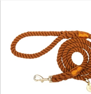 100% correa de algodón personalizada para caminar para perros algodón duradero y fuerte - Product Image 1