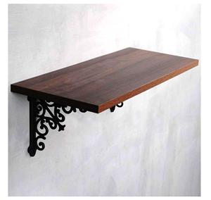 Estante de pared de madera de nivel Templo Más vendido Soporte de pared de 3 capas Estante metálico Soportes de almacenamiento Estilo moderno Tallado Arte de pared - Product Image 5