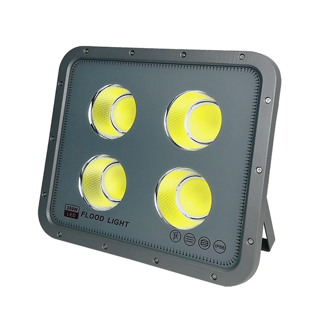 High Lumen Output 200 300 400 500W 600W Solar Flood Light Indoor Luces Aluminum Glass Reflectores Solares LED Flood Light