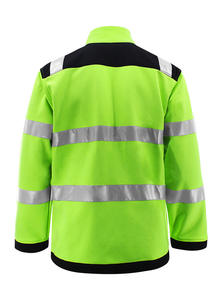 Custom Logo Class 3 <b>Hi</b> <b>Vis</b> Safety Reflective Rain <b>Jacket</b> Water-Proof Polyester Work Wear Pockets OEM XXXL - Product Image 3