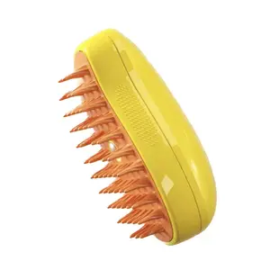 New Comb Cats Remove Hair With Usb Electric Spray Water Silicone Depilation Pet Bath Brush Grooming Supplies