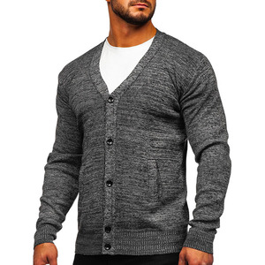 Pull en tricot pour homme à col en V de haute qualité, design du Nouvel An 2025, personnalisé, pour le collège et l'université - Product Image 3