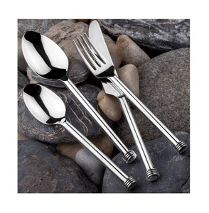 Juego de cubiertos de cobre antiguo de último diseño para el hogar y juego de cubiertos de acero inoxidable de grado alimenticio a bajo precio - Product Image 2