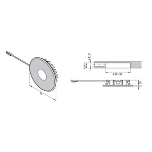 ไฟ LED ฝังฝ้า 12V 2.9W พร้อมกรอบสแตนเลส จาก Superlight Emotion - Product Image 3