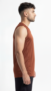 เสื้อบาสเก็ตบอลพรีเมียมสีเบิร์นท์เซียนน่า สำหรับทีมทันสมัย ฝึกซ้อม คลับ ระบายอากาศได้ดี ผลิตจากผ้าตาข่าย - Product Image 5