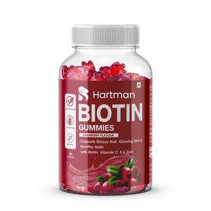 Gomitas de biotina con vitamina B7 Sabor natural Nutrición diaria para adultos - Product Image 1