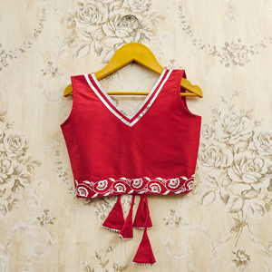 Shoryam Fashion Children's Girls Fully Stitched Floor-Length Embroidery <b>Lehenga</b> Choli | Party Wear All Seasons Ethnic Wear | - Product Image 3