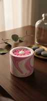 Lilin Kaca Buatan Tangan Aroma Bunga Daisy, Mewah, Natal, Paskah, Pembakaran Bersih, Dekorasi Rumah, Suasana, Hadiah, Grosir