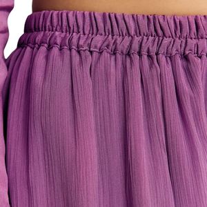 Viola Chinon Zardosi Kurta Palazzo tuta all'ingrosso donna abbigliamento etnico OEM fornitore di abbigliamento personalizzato festa di nozze abito vestito - Product Image 6