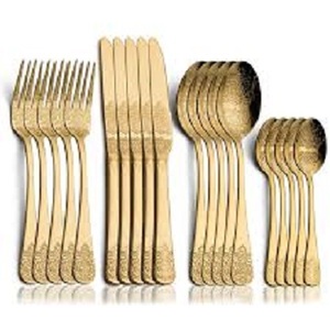 Laiton salle à manger utiliser couverts conception inoxydable hôtel vaisselle cuillère haute qualité couverts couverts meilleur polonais prix abordable - Product Image 6