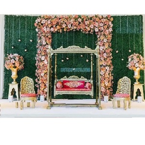 ชุดชิงช้าเวทีงานแต่งงานมุสลิมชุดชิงช้าสีทองสำหรับงานแต่งงานแบบมุสลิม - Product Image 1