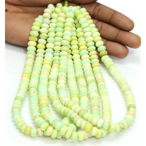 Cuentas Redondas de Ópalo Verde Césped: Calidad AAA para Joyería y Artesanía (7-10 mm) - Product Image 2