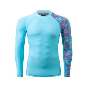 Chemise de compression à manches longues Rash Guard MMA Rash Guard Tops Rashguard Rash Guard Chemises de compression personnalisées pour hommes Compression - Product Image 5