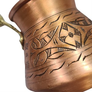 Nouvelle arrivée, cafetière turque en cuivre massif, vente en gros, vaisselle, tasse à café, décoration de table pour la maison, la cuisine, le restaurant, l'hôtel, les fêtes - Product Image 3