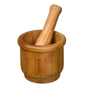 Wood Mortar and Pestle Set Superior Quality Teak Wood Kitchenware Garlic Grinder Home and Kitchenware Usage - Product Image 4