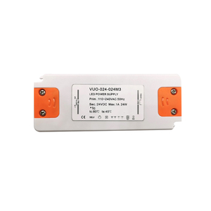 Fuente de Alimentación LED de Tipo Barrera Única con Certificación CE, AC-DC 24W 12V/24V 2A, con 3 Años de Garantía para Luces LED - Product Image 1