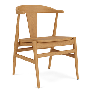 Chaise de salle à manger moderne en teck massif et matériaux de haute qualité, confortable pour une utilisation intérieure et extérieure. - Product Image 1