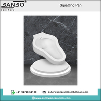 Nouvel arrivage en stock : Cuvette de toilettes blanche de haute qualité Ashirwad Ceramics, design moderne, WC turc -7007 5