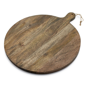 Tabla de cortar de bambú con mango redondo de diseño de madera de mango natural de cocina respetuosa con el medio ambiente - Product Image 3