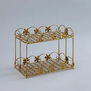 OEM Personnalisé Birdie Support à Gâteau à 2 Niveaux Premium Home Décoration en Bois Métal Glaçage-Fabricant Direct Usine Grossiste - Product Image 6