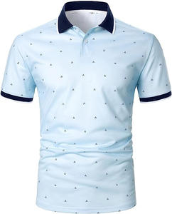 Polo de Golf Personalizado para Hombre, Elástico en 4 Direcciones, Transpirable, de Manga Corta, Ropa Deportiva Informal de Golf de Marca - Product Image 4