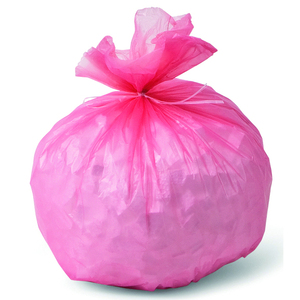 Sacchetti per Rifiuti da Bagno Rosa 30 Pezzi Cm. 35x42 - L 7 - Product Image 1