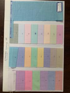 ผ้าคุณภาพพรีเมียมจากอิตาลี 58 เนื้อผ้าคุณภาพสูง โพลีคอตตอน สำหรับตัดเย็บเสื้อเชิ้ตผู้ชาย ผู้หญิง เด็กชาย ผ้าเรียบย้อมสี สำหรับชุดสูท กว้าง 58 นิ้ว - Product Image 3