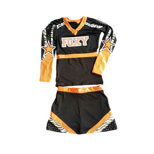 Tenues de cheerleading de la meilleure qualité, uniformes de cheerleading à manches longues en vente - Product Image 5