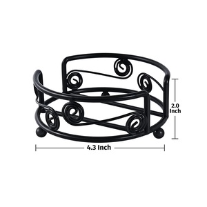 Dessous de verre en métal de style classique personnalisable décoration de table de haute qualité ustensiles de cuisine support de dessous de verre en vente - Product Image 3