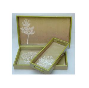 Bandeja de madera para servir té y café, organizador de cocina, bandeja decorativa hecha de madera, bandeja para servir a un precio razonable - Product Image 6