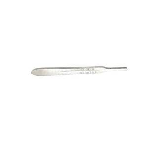 Manche de scalpel n° 4 4 poignées de scalpel chirurgical robustes en acier inoxydable à alimentation manuelle pour procédures à grandes lames - Product Image 4